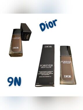 Dior Forever Skin Glow Radiant Foundation 9N NEW